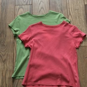 2 Coldwater Creek cotton tee shirts